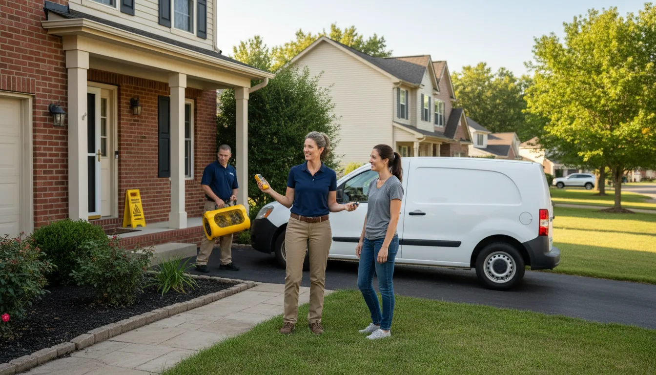 Water restoration image for Fire And Smoke Damage Restoration in Tuttle, ND